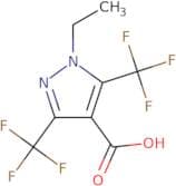 1-Ethyl-3,5-bis(trifluoromethyl)-1H-pyrazole-4-carboxylic acid