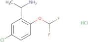 (1S)-1-[5-Chloro-2-(difluoromethoxy)phenyl]ethan-1-amine hydrochloride