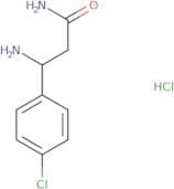 (3R)-3-Amino-3-(4-chlorophenyl)propanamide hydrochloride