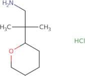 2-Methyl-2-(oxan-2-yl)propan-1-amine hydrochloride