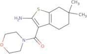 6,6-Dimethyl-3-(morpholine-4-carbonyl)-4,5,6,7-tetrahydro-1-benzothiophen-2-amine