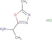 1-(5-Methyl-1,3,4-oxadiazol-2-yl)ethan-1-amine hydrochloride