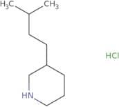 3-(3-Methylbutyl)piperidine hydrochloride
