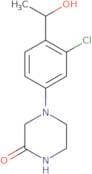 4-[3-Chloro-4-(1-hydroxyethyl)phenyl]piperazin-2-one