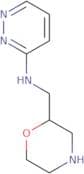 N-(Morpholin-2-ylmethyl)pyridazin-3-amine