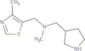 Methyl[(4-methyl-1,3-thiazol-5-yl)methyl](pyrrolidin-3-ylmethyl)amine