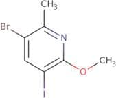 3-Bromo-5-iodo-6-methoxy-2-methylpyridine