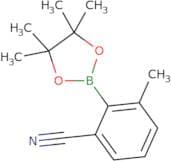 3-Methyl-2-(tetramethyl-1,3,2-dioxaborolan-2-yl)benzonitrile
