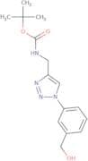 tert-Butyl N-({1-[3-(hydroxymethyl)phenyl]-1H-1,2,3-triazol-4-yl}methyl)carbamate