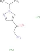 2-Amino-1-[1-(propan-2-yl)-1H-pyrazol-4-yl]ethan-1-one dihydrochloride