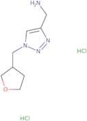 {1-[(Oxolan-3-yl)methyl]-1H-1,2,3-triazol-4-yl}methanamine dihydrochloride