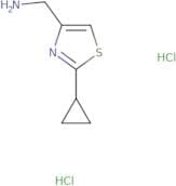 (2-Cyclopropyl-1,3-thiazol-4-yl)methanamine dihydrochloride