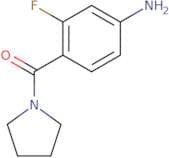 3-Fluoro-4-(pyrrolidine-1-carbonyl)aniline