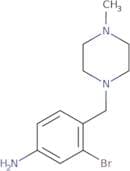 3-Bromo-4-[(4-methylpiperazin-1-yl)methyl]aniline
