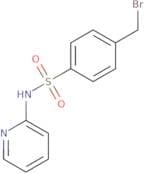 4-(Bromomethyl)-N-(pyridin-2-yl)benzene-1-sulfonamide