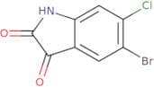 5-Bromo-6-chloro-1H-indole-2,3-dione