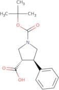 (3S,4R)-1-(tert-butoxycarbonyl)-4-phenylpyrrolidine-3-carboxylic acid