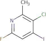 3-Chloro-6-fluoro-4-iodo-2-methylpyridine