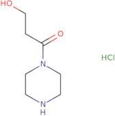 3-Hydroxy-1-(piperazin-1-yl)propan-1-one hydrochloride