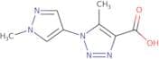 5-Methyl-1-(1-methyl-1H-pyrazol-4-yl)-1H-1,2,3-triazole-4-carboxylic acid