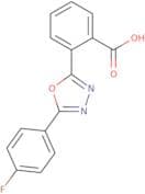 2-[5-(4-Fluorophenyl)-1,3,4-oxadiazol-2-yl]benzoic acid