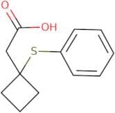 2-[1-(Phenylsulfanyl)cyclobutyl]acetic acid