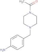 1-{4-[(4-Aminophenyl)methyl]piperazin-1-yl}ethan-1-one