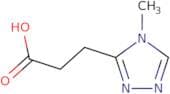 3-(4-Methyl-4H-1,2,4-triazol-3-yl)propanoic acid