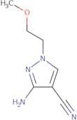 3-Amino-1-(2-methoxyethyl)-1H-pyrazole-4-carbonitrile