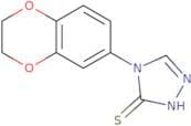 4-(2,3-Dihydrobenzo[b][1,4]dioxin-6-yl)-4H-1,2,4-triazole-3-thiol