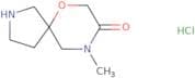 9-Methyl-6-oxa-2,9-diazaspiro[4.5]decan-8-one hydrochloride