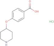 4-(4-Piperidinyloxy)benzoic acid hydrochloride