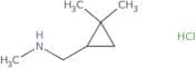 [(2,2-Dimethylcyclopropyl)methyl](methyl)amine hydrochloride