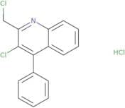 3-Chloro-2-(chloromethyl)-4-phenylquinoline hydrochloride