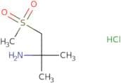 1-Methanesulfonyl-2-methylpropan-2-amine hydrochloride