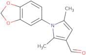 1-Benzo[1,3]dioxol-5-yl-2,5-dimethyl-1H-pyrrole-3-carbaldehyde