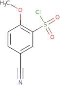 5-Cyano-2-methoxybenzenesulfonyl chloride