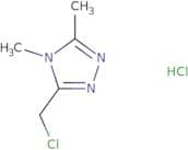 3-(Chloromethyl)-4,5-dimethyl-4H-1,2,4-triazole hydrochloride
