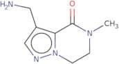 3-(Aminomethyl)-5-methyl-4H,5H,6H,7H-pyrazolo[1,5-a]pyrazin-4-one