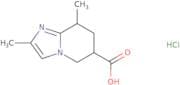 2,8-Dimethyl-5H,6H,7H,8H-imidazo[1,2-a]pyridine-6-carboxylic acid hydrochloride