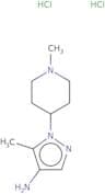 5-Methyl-1-(1-methylpiperidin-4-yl)-1H-pyrazol-4-amine dihydrochloride