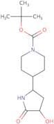 tert-Butyl 4-(4-hydroxy-5-oxopyrrolidin-2-yl)piperidine-1-carboxylate