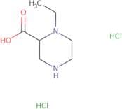 1-Ethylpiperazine-2-carboxylic acid dihydrochloride
