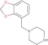 1-[(1,3-Dioxaindan-4-yl)methyl]piperazine