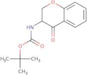 tert-Butyl N-(4-oxo-3,4-dihydro-2H-1-benzopyran-3-yl)carbamate