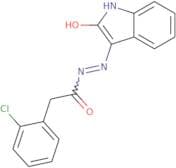 3-(2-(2-chlorophenyl)acetylhydrazidyl)-2-oxoindoline