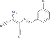 2-amino-1-(1-aza-2-(3-bromophenyl)vinyl)ethene-1,2-dicarbonitrile