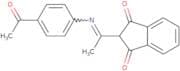 2-(2-(4-acetylphenyl)-2-aza-1-methylvinyl)indane-1,3-dione