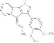4-(4-(methoxyimino)indeno[2,3-d]pyrazol-3-yl)-1,2-dimethoxybenzene