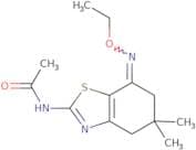 N-(7-(azamethoxyethylene)-5,5-dimethyl-4,5,6-trihydrobenzothiazol-2-yl)ethanamide
